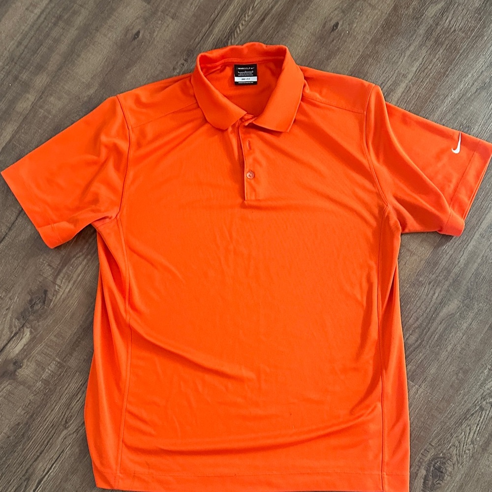 Nike Men's Orange golf  Shirt